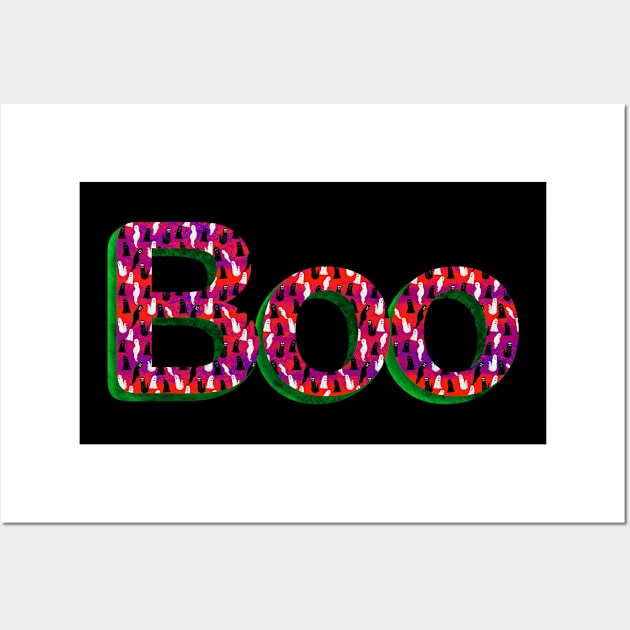 Boo Wall Art by DesignbyKurlz